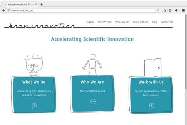 Photo of Knowinnovation Website